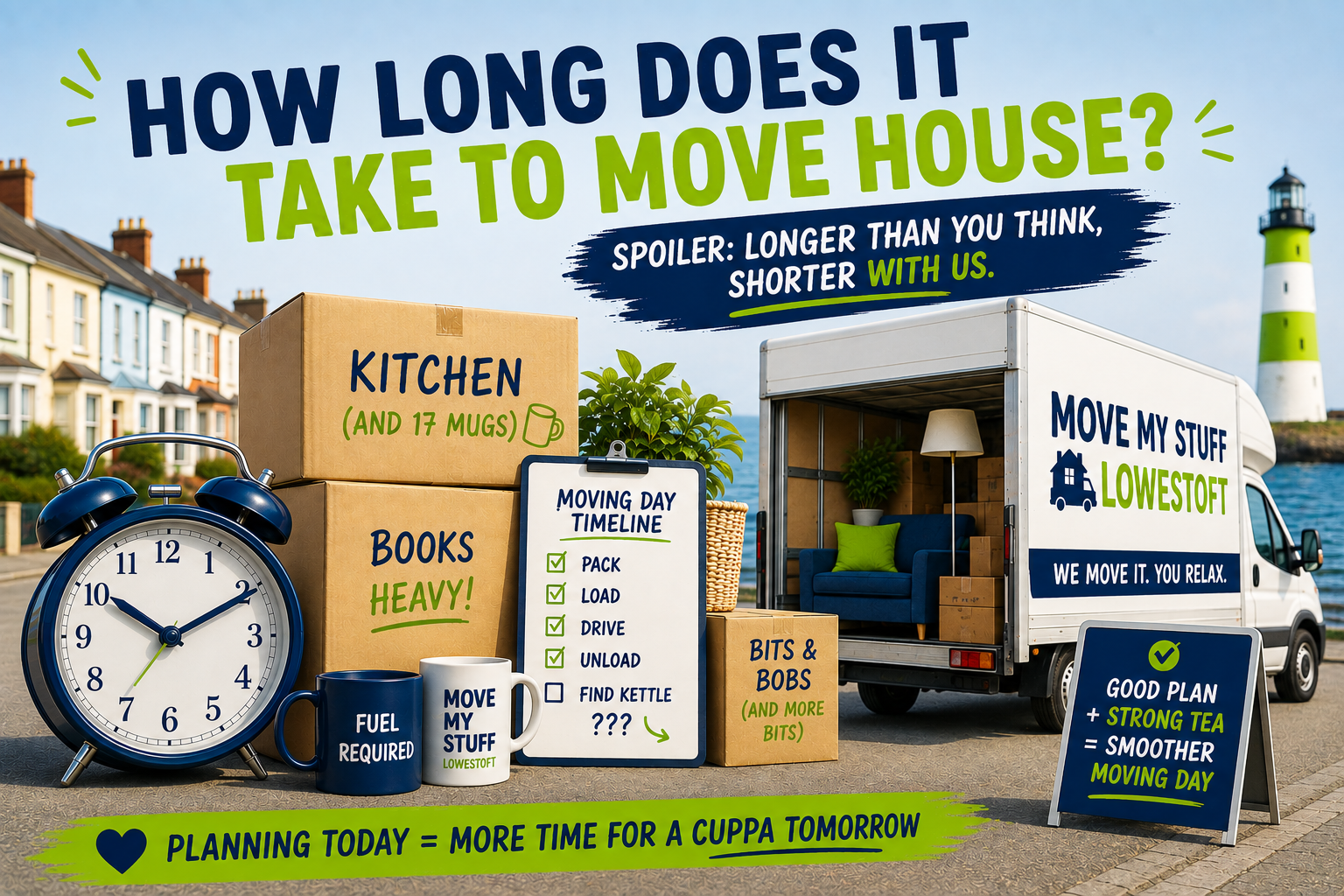 How Long Does It Take to Move House? A Lowestoft Guide to Surviving Moving Day 