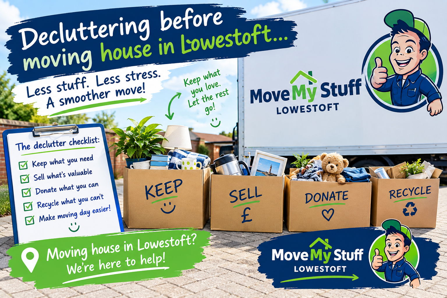 Decluttering Before Moving House in Lowestoft: What to Keep, Sell and Get Rid Of 